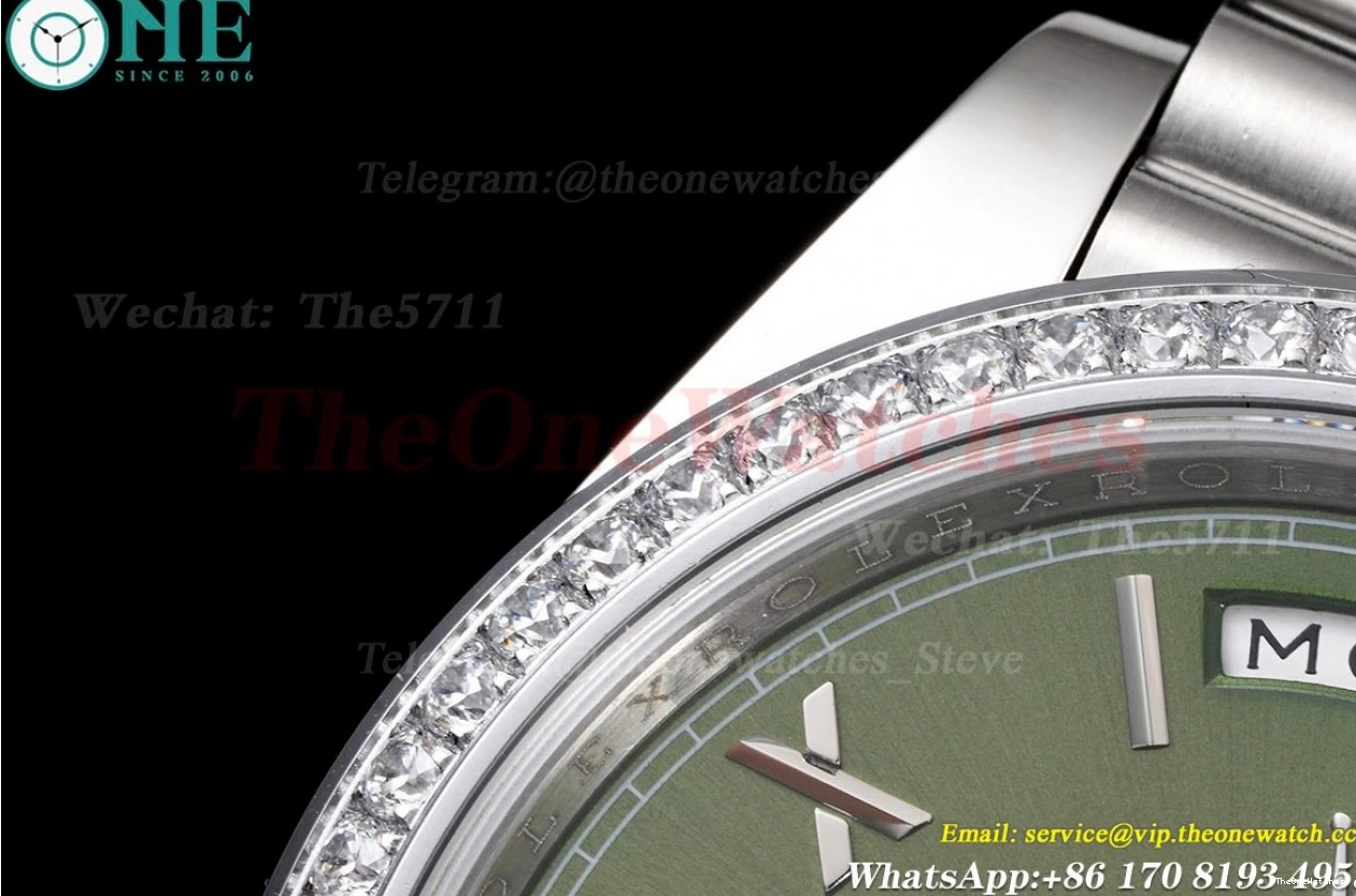 SS Version) Heavy A3255 Pres 40mm Dial 228349 GSF Green (Tungsten SS DayDate 0308